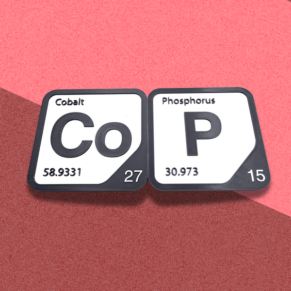 Periodic Table Word Sign - 'COP' (Cobalt + Phosphorus) - 5.63 in x 5.63 - Durable & Eco-Friendly STEM Decor