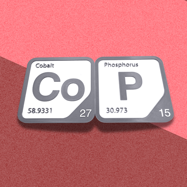 Periodic Table Word Sign - 'COP' (Cobalt + Phosphorus) - 5.63 in x 5.63 - Durable & Eco-Friendly STEM Decor