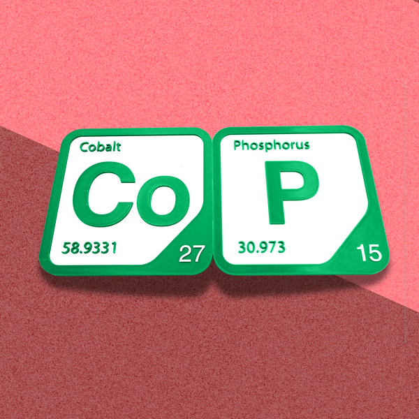 Periodic Table Word Sign - 'COP' (Cobalt + Phosphorus) - 5.63 in x 5.63 - Durable & Eco-Friendly STEM Decor