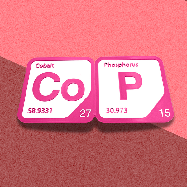 Periodic Table Word Sign - 'COP' (Cobalt + Phosphorus) - 5.63 in x 5.63 - Durable & Eco-Friendly STEM Decor
