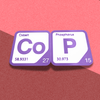 Periodic Table Word Sign - 'COP' (Cobalt + Phosphorus) - 5.63 in x 5.63 - Durable & Eco-Friendly STEM Decor