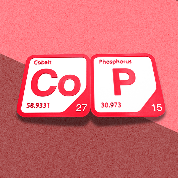 Periodic Table Word Sign - 'COP' (Cobalt + Phosphorus) - 5.63 in x 5.63 - Durable & Eco-Friendly STEM Decor