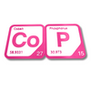 Periodic Table Word Sign - 'COP' (Cobalt + Phosphorus) - 5.63 in x 5.63 - Durable & Eco-Friendly STEM Decor