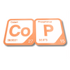 Periodic Table Word Sign - 'COP' (Cobalt + Phosphorus) - 5.63 in x 5.63 - Durable & Eco-Friendly STEM Decor