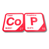 Periodic Table Word Sign - 'COP' (Cobalt + Phosphorus) - 5.63 in x 5.63 - Durable & Eco-Friendly STEM Decor