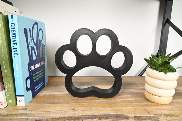 Classic Cat Paw Sculpture, Minimalist Line Art, Cat Paw Silhouette Decor, Pet Lover Gift, Home Decor, Modern Hobbies, Desk Line Art