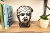 Donald Trump Face Silhouette, Minimalist Line Art, Portrait Sculpture, Elegant Political Artwork, Home Decor, Modern Hobbies, Desk Line Art