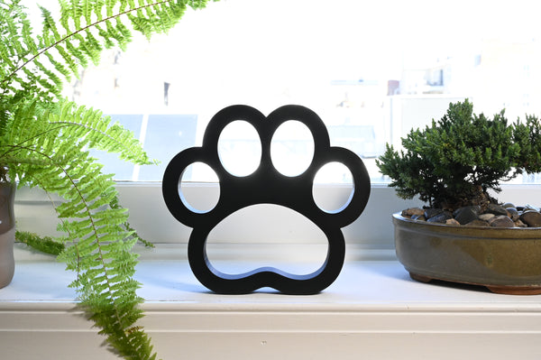 Classic Cat Paw Sculpture, Minimalist Line Art, Cat Paw Silhouette Decor, Pet Lover Gift, Home Decor, Modern Hobbies, Desk Line Art