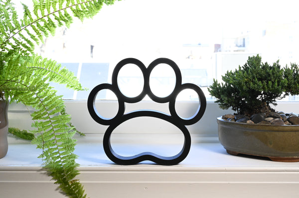 Bold Kitty Paw Decor, Minimalist Line Art, Cat Paw-Inspired Sculpture, Home Decor, Modern Hobbies, Desk Line Art