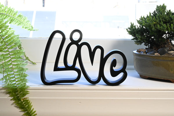 Live Bubble Graffiti, Minimalist Line Art Sculpture, Elegant Inspirational Home Decor, Modern Hobbies, Desk Line Art
