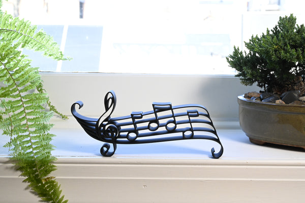 Bar of Harmony Decor, Minimalist Line Art, Musical Note Artwork, Music Enthusiasts Home Decor, Modern Hobbies, Desk Line Art