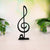 Classic Treble Clef Staff, Minimalist Line Art, Musical Note Artwork, Music Enthusiasts Home Decor, Modern Hobbies, Desk Line Art