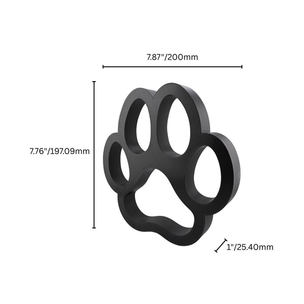 Bold Dog Paw Sculpture, Minimalist Line Art, Dog Paw Silhouette Decor, Pet Lover Gift, Home Decor, Modern Hobbies, Desk Line Art