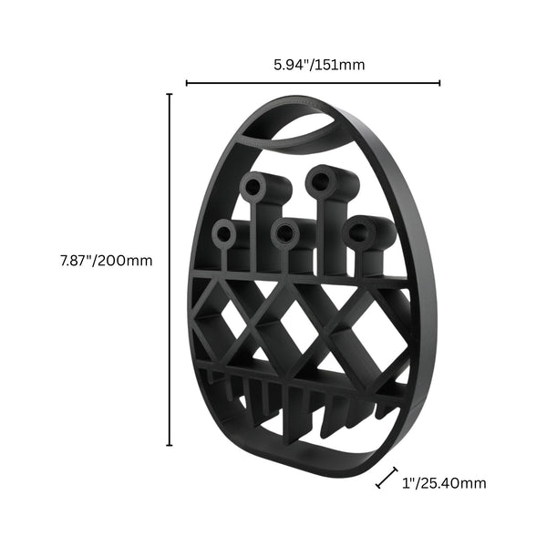 Geometric Pattern Easter Egg, Minimalist Line Art, Silhouette Statue, Festive Holiday Home Decor, Modern Hobbies, Desk Line Art
