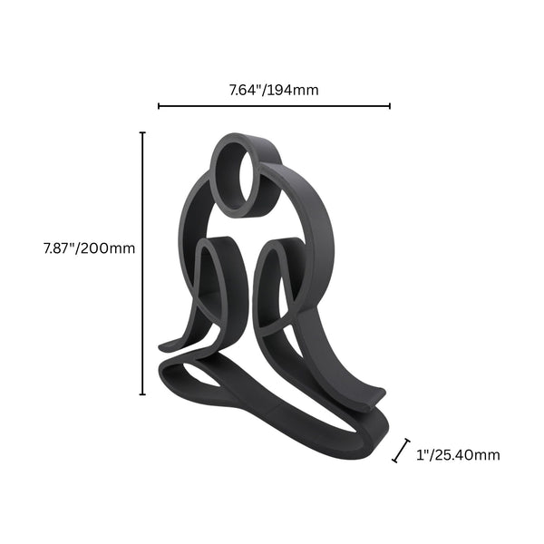 Easy Pose Rising Sun Yoga Decor, Minimalist Line Art, Serenity & Harmony Home Decor, Modern Hobbies, Desk Line Art