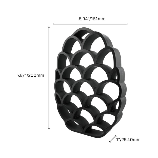 Dragon Scales Easter Egg, Minimalist Line Art, Silhouette Statue, Timeless Festive Home Decor, Modern Hobbies, Desk Line Art