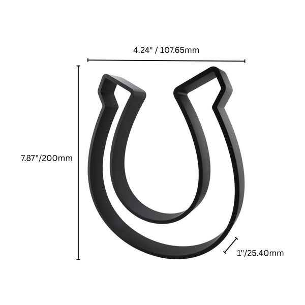 Good Luck Horseshoe, Minimalist Line Art Horseshoe, Symbol of Good Fortune and Protection, Home Decor, Modern Hobbies, Desk Line Art