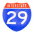 Interstate 29 Road Sign Replica – Personalized Travel Sign | Home & Office Wall Decor (8.54” x 8.53”)