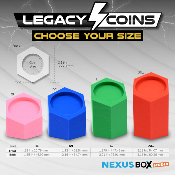 Coin Display Stand for Legacy MMPR - Power Rangers Morpher Coin Holder