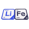 Periodic Table Word Sign - 'LIFE' (Lithium + Iron) - 5.63 in x 5.63 - Durable & Eco-Friendly STEM Decor