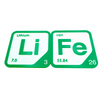Periodic Table Word Sign - 'LIFE' (Lithium + Iron) - 5.63 in x 5.63 - Durable & Eco-Friendly STEM Decor