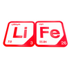 Periodic Table Word Sign - 'LIFE' (Lithium + Iron) - 5.63 in x 5.63 - Durable & Eco-Friendly STEM Decor