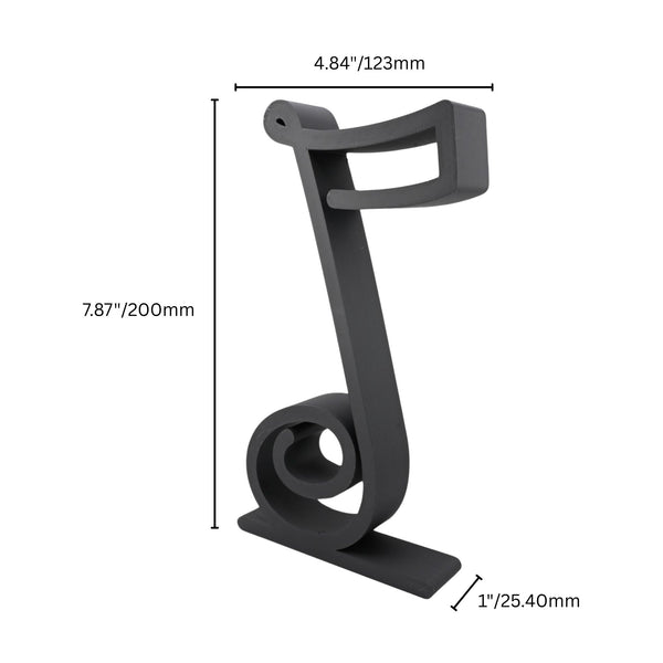 Quaver Note Decor, Minimalist Line Art, Musical Note Artwork, Music Enthusiasts Home Decor, Modern Hobbies, Desk Line Art