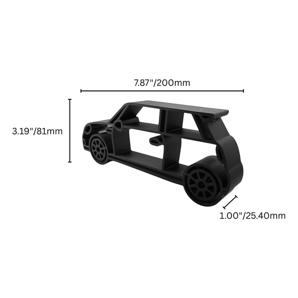Mini Cooper S Side View, Minimalist Line Art, Modern Car Silhouette Home Decor, Modern Hobbies and Desk Line Art