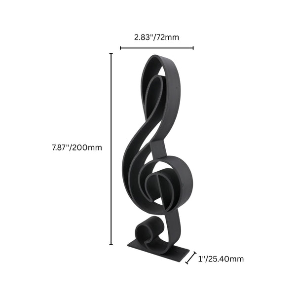 Treble Clef Staff Decor, Minimalist Line Art, Music Enthusiasts Home Decor, Modern Hobbies, Desk Line Art