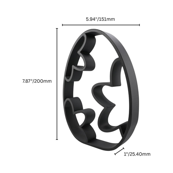 Bubbly Stars Easter Decor, Minimalist Line Art, Silhouette Statue, Elegant Seasonal Home Decor, Modern Hobbies, Desk Line Art