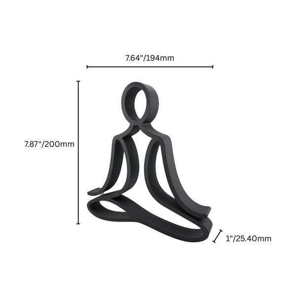 Easy Pose Smooth Yoga Decor, Minimalist Line Art, Renewal & Strength Home Decor, Modern Hobbies, Desk Line Art