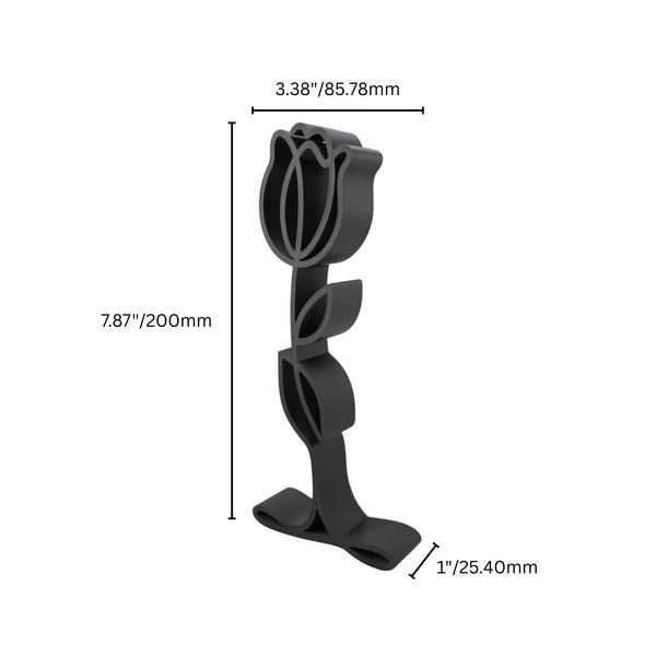 Rose Bud Sculpture, Minimalist Line Art, Rose Silhouette, Elegant Floral Home Decor, Modern Hobbies, Desk Line Art