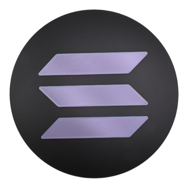 SOL Solana Wall Sign - Cryptocurrency Decor, Modern Solana Logo Wall Art, Perfect Gift for Crypto Enthusiasts