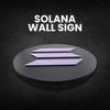 SOL Solana Wall Sign - Cryptocurrency Decor, Modern Solana Logo Wall Art, Perfect Gift for Crypto Enthusiasts