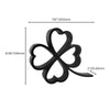 Resting Shamrock Decor, Minimalist Line Art Shamrock, St. Patrick's Day Home Decor, Modern Hobbies, Desk Line Art