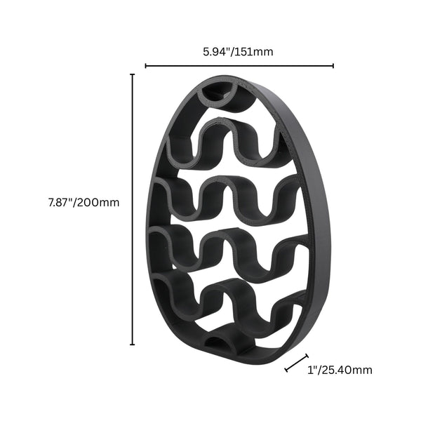 Chevron Stripes Easter Decor, Minimalist Line Art, Egg Silhouette Statue, Elegant Seasonal Home Decor, Modern Hobbies, Desk Line Art