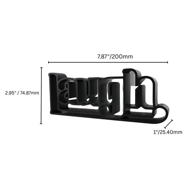 Laugh Factory Style, Minimalist Line Art, "Laugh" Sculpture, Elegant Inspirational Home Decor, Modern Hobbies, Desk Line Art