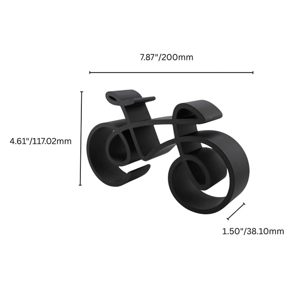 Road Bike Sculpture, Minimalist Line Art Bicycle Silhouette Statue Home Decor, Modern Hobbies and Desk Line Art, Cycling Gift