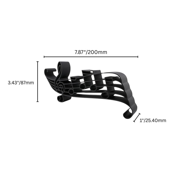 Bar of Harmony Decor, Minimalist Line Art, Musical Note Artwork, Music Enthusiasts Home Decor, Modern Hobbies, Desk Line Art