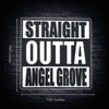 Straight Outta Angel Grove Sign – Bold and Fun Decor for Fans, Collectors, and Nostalgia Enthusiasts