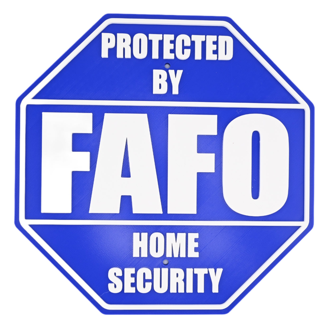 FAFO Home Security Sign – Black or Blue – product image 1
