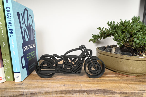 Indian Scout Bobber Decor, Minimalist Line Art, Motorcycle Home Decor, Modern Hobbies, Desk Line Art