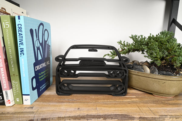 Dodge Challenger Front View, Minimalist Line Art Dodge Challenger, Bold Car Art Home Decor, Modern Hobbies and Desk Line Art for Car Lovers