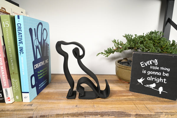 Beagle Dog Sculpture, Minimalist Line Art Dog, Pet Silhouette Home Decor, Modern Hobbies and Desk Line Art, Gift for Dog Lovers