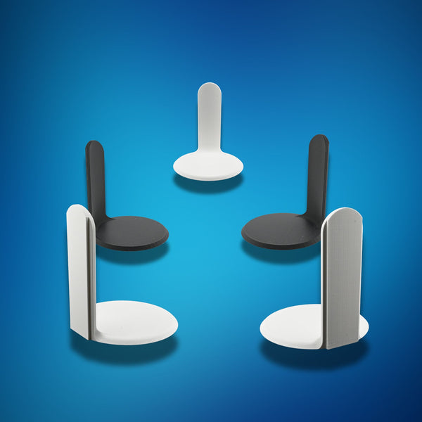 Funko Pop Stand | 4.41" x 4" Premium Display Base | Compatible with Funko Figures | Black & White | Easy Installation