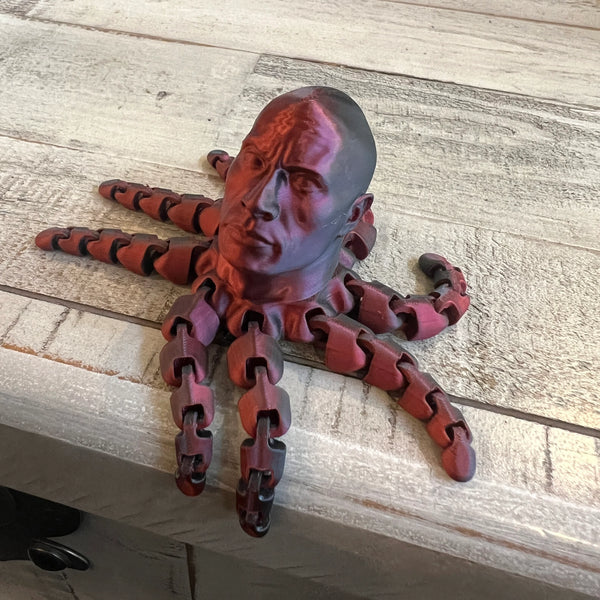 The Rocktopus 3D Printed Articulated Fidget Toy – Artistic Octopus Design, Stress Relief for All Ages