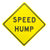 Speed Hump Road Sign Home Wall Decor – Quirky and Humorous Accent for Any Space