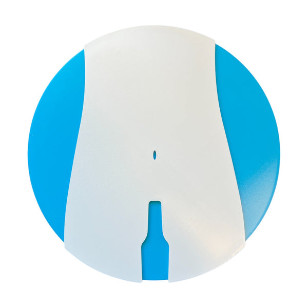 Cheers to Relief Restroom Signs – Beer Bottle & Martini Glass Design | Funny Bathroom Decor for Bars & Restaurants