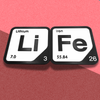 Periodic Table Word Sign - 'LIFE' (Lithium + Iron) - 5.63 in x 5.63 - Durable & Eco-Friendly STEM Decor
