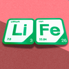 Periodic Table Word Sign - 'LIFE' (Lithium + Iron) - 5.63 in x 5.63 - Durable & Eco-Friendly STEM Decor